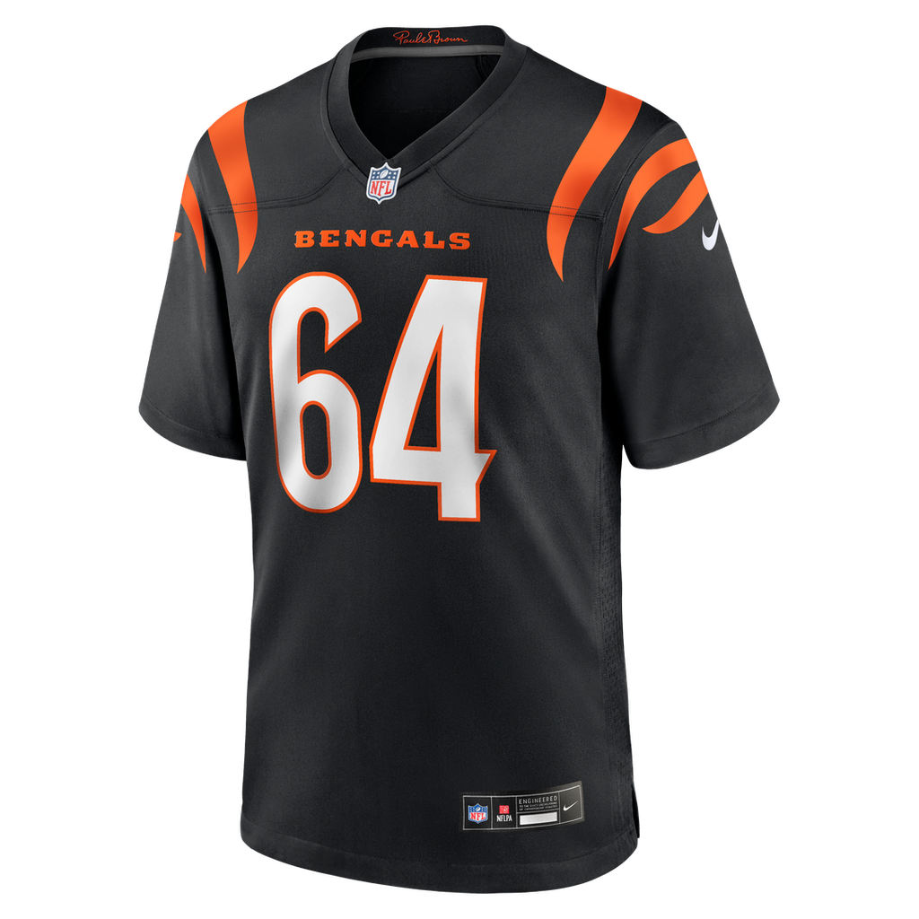 Cincinnati Bengals Ted Karras Nike Black Game Player Jersey