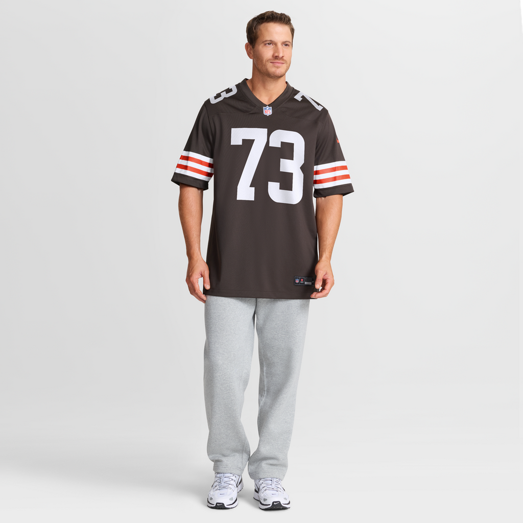 Cleveland Browns Joe Thomas Nike Brown Retired Game Player Jersey