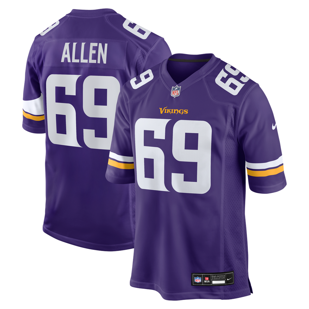 Minnesota Vikings Jared Allen Nike Purple Retired Player Game Jersey