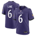 Baltimore Ravens Ja'Kobi Lane Nike Purple Team Game Jersey