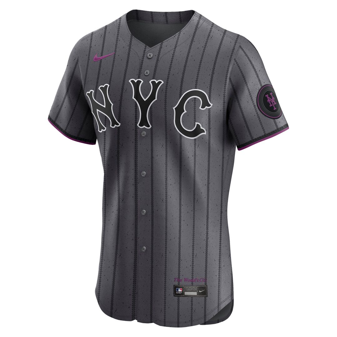 New York Mets Juan Soto Nike Gray City Connect Elite Jersey