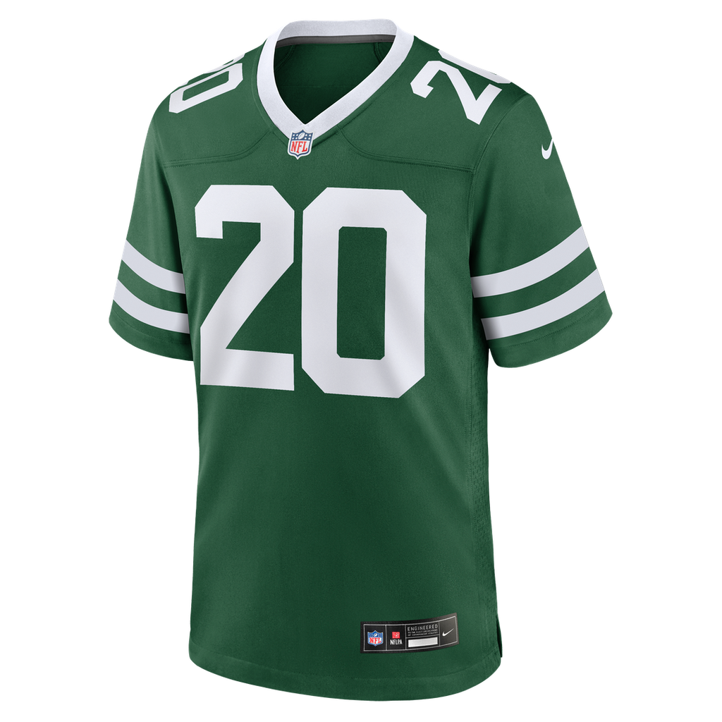 New York Jets Breece Hall Nike Legacy White Game Jersey