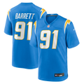 Los Angeles Chargers Nick Barrett Nike Powder Blue Team Game Jersey