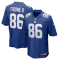 New York Giants Thomas Fidone II Nike Royal Team Game Jersey