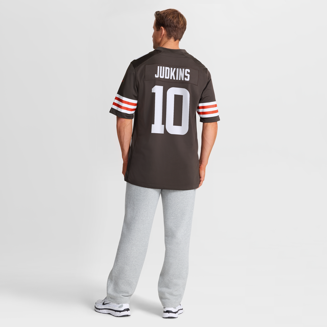 Cleveland Browns Quinshon Judkins Nike Brown 2025 NFL Draft Game Jersey