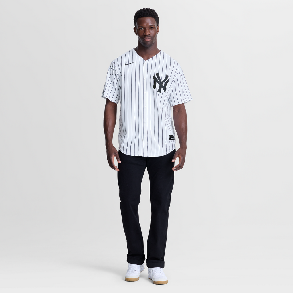 New York Yankees Ben Rice Nike White Home Replica Jersey