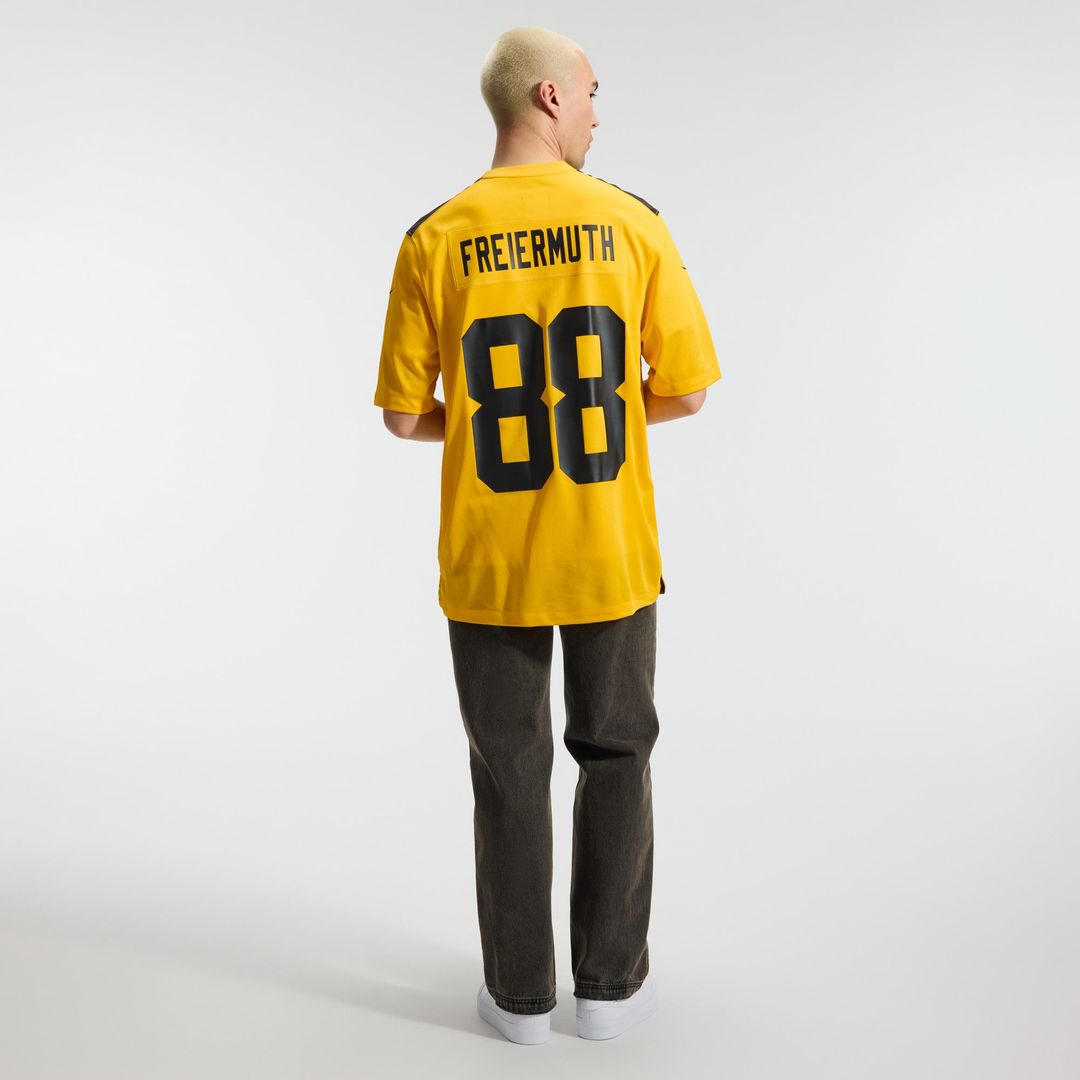 Pittsburgh Steelers Pat Freiermuth Nike Gold Alternate 1933 Throwback Game Jersey