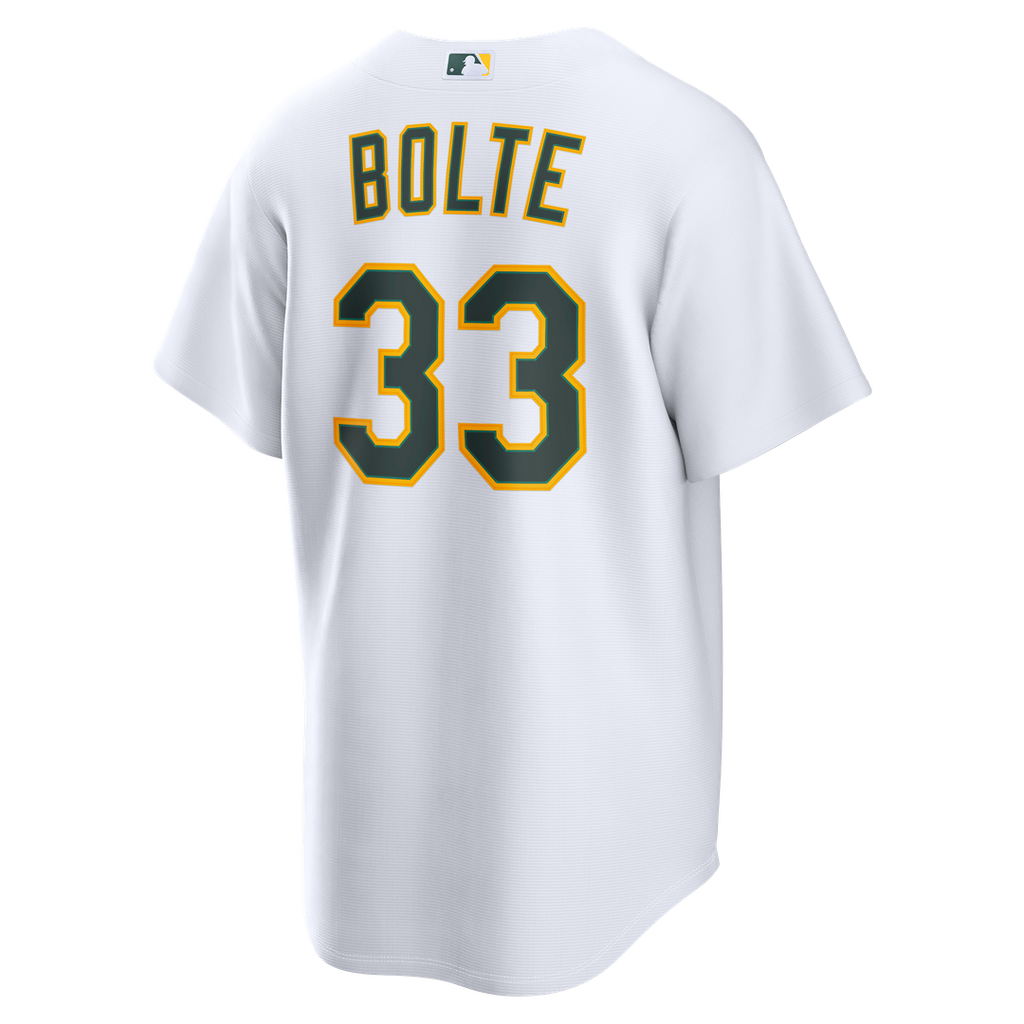 Athletics Henry Bolte Nike White Home Replica Jersey