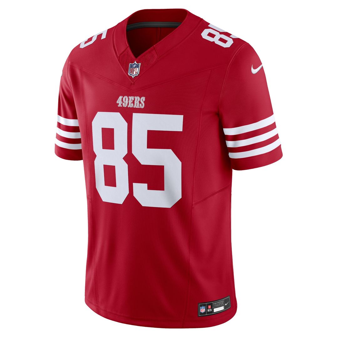 San Francisco 49ers George Kittle Nike Scarlet Vapor F.U.S.E. Limited Jersey