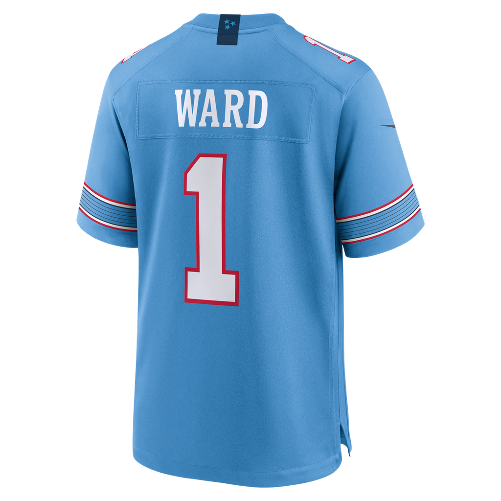 Tennessee Titans Cameron Ward Nike Light Blue Game Jersey
