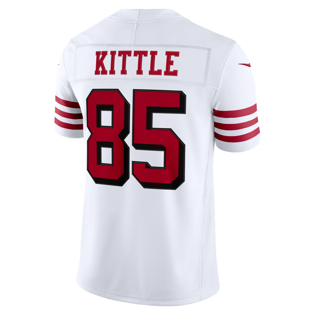San Francisco 49ers George Kittle Nike Scarlet Team Vapor F.U.S.E. Stitched Limited Jersey