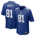 New York Giants Jalin Hyatt Nike Royal Team Game Jersey