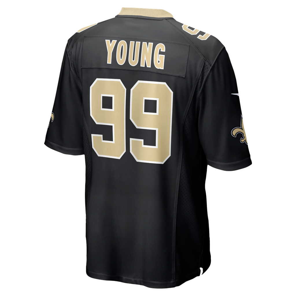 New Orleans Saints Chase Young Nike Black Game Jersey