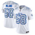 Buffalo Bills Matt Milano Nike White Rivalries Collection Stitched Limited Jersey