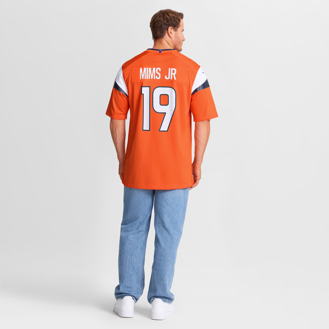 Denver Broncos Marvin Mims Jr Nike Orange Team Game Jersey