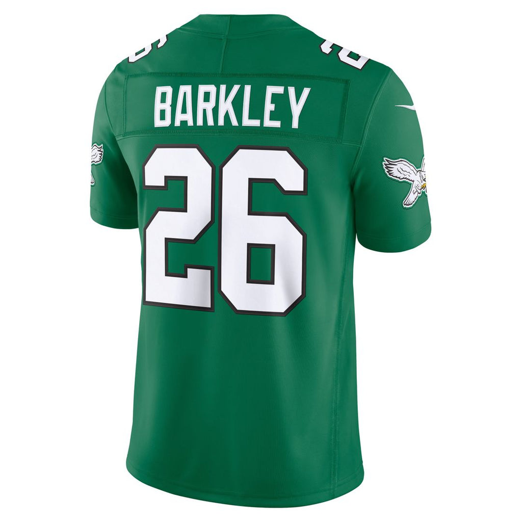 Philadelphia Eagles Saquon Barkley Nike Black Alternate Vapor F.U.S.E. Stitched Limited Jersey