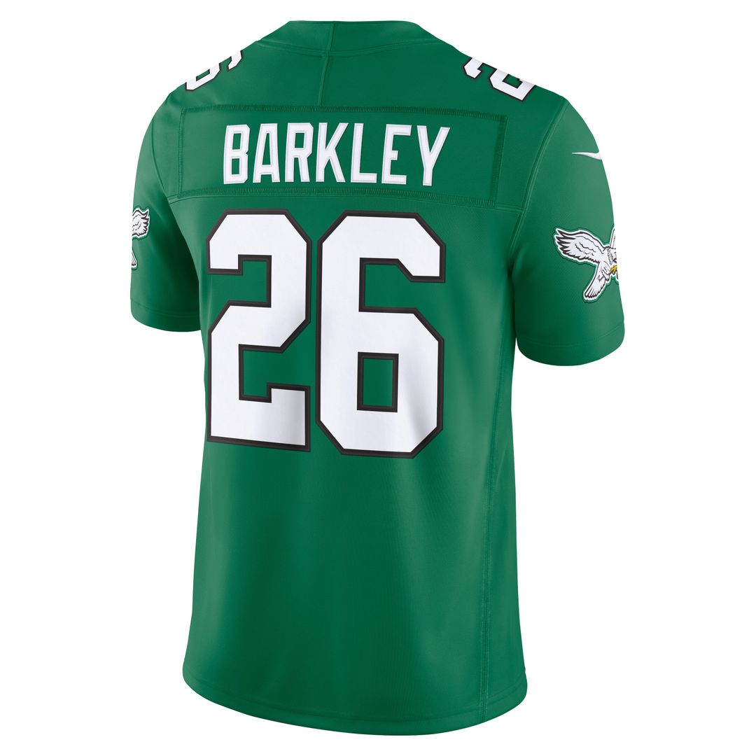 Philadelphia Eagles Saquon Barkley Nike Black Alternate Vapor F.U.S.E. Stitched Limited Jersey