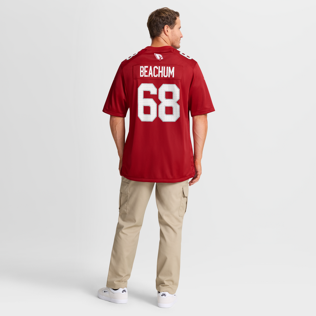 Arizona Cardinals Kelvin Beachum Nike Cardinal Team Game Jersey