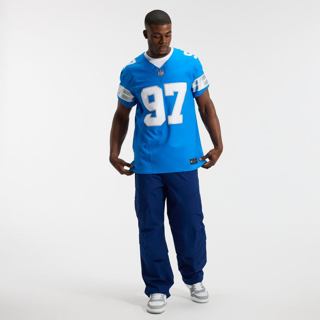 Detroit Lions Aidan Hutchinson Nike Black Alternate Vapor F.U.S.E. Elite Jersey