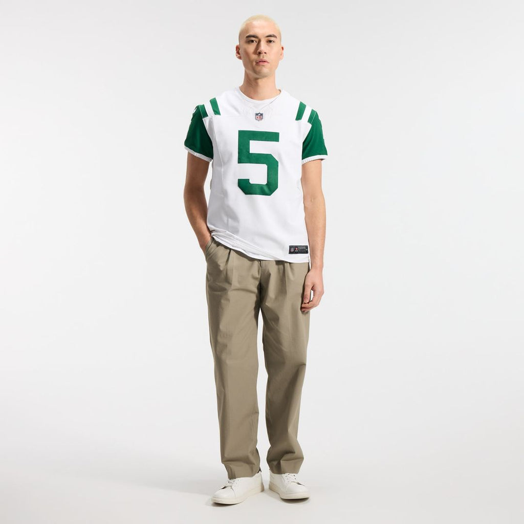 New York Jets Garrett Wilson Nike White Classic Alternate Vapor F.U.S.E. Elite Jersey