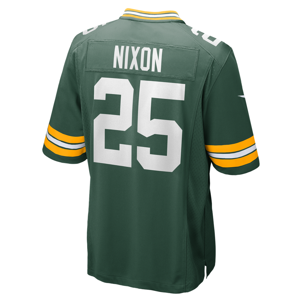 Green Bay Packers Keisean Nixon Nike Green Game Player Jersey