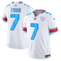 Houston Texans C.J. Stroud Nike White 2026 Rivalries Collection Stitched Limited Jersey