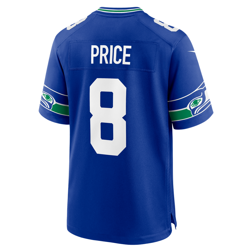 Seattle Seahawks Jadarian Price Nike Royal Alternate Game Jersey
