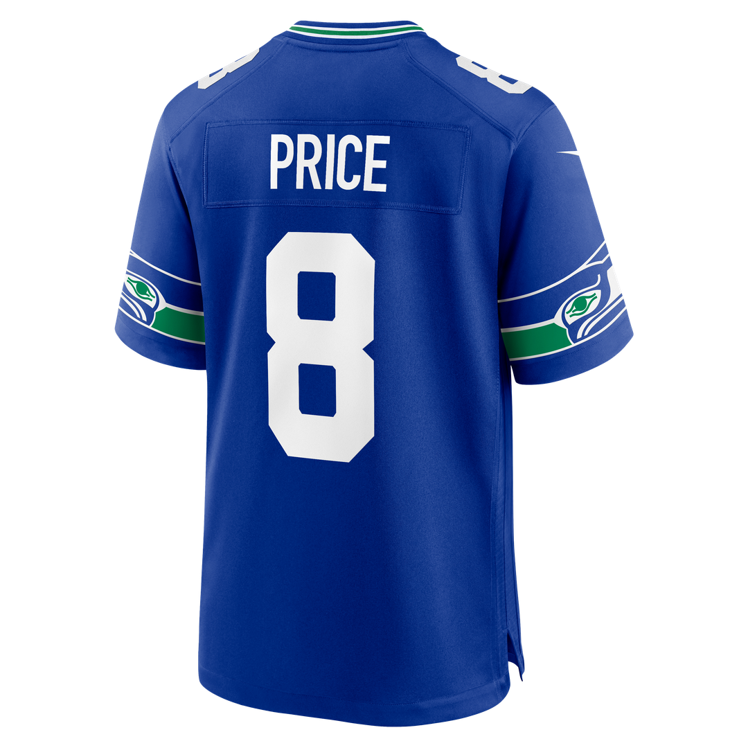 Seattle Seahawks Jadarian Price Nike Royal Alternate Game Jersey