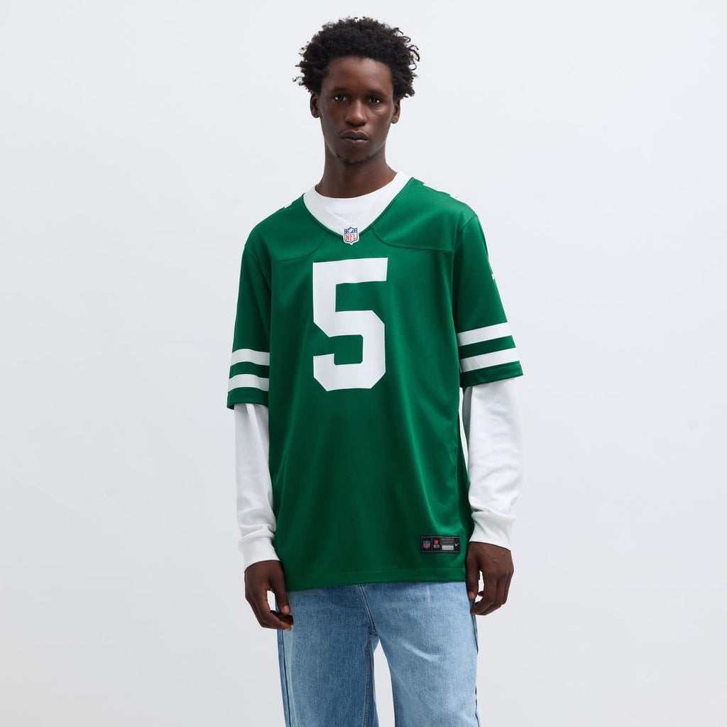 New York Jets Garrett Wilson Nike Legacy White Game Jersey
