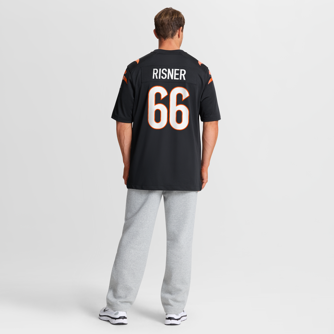 Cincinnati Bengals Dalton Risner Nike Black Team Game Jersey