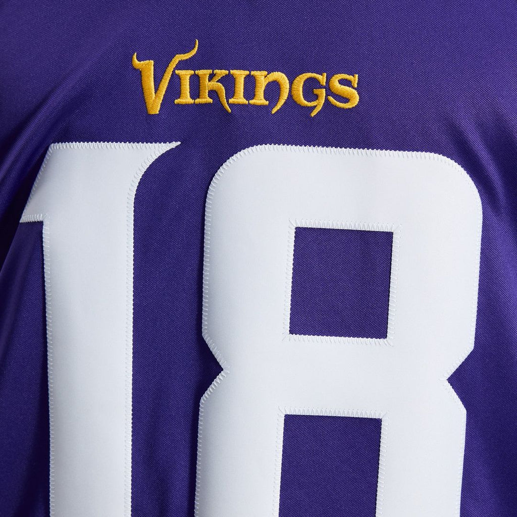 Minnesota Vikings Justin Jefferson Nike White Alternate Vapor F.U.S.E. Stitched Limited Jersey