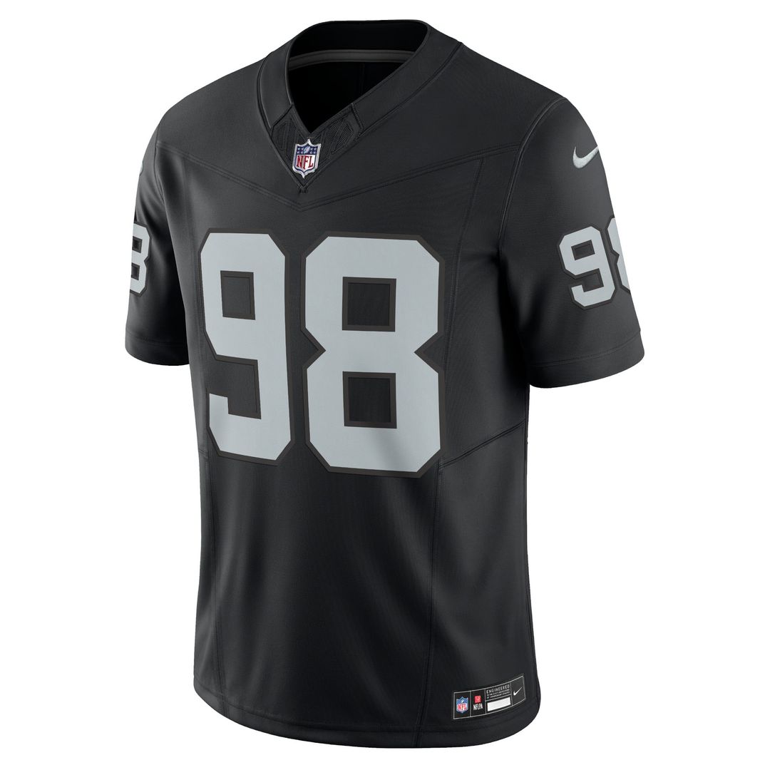 Las Vegas Raiders Maxx Crosby Nike Black Vapor F.U.S.E. Limited Jersey