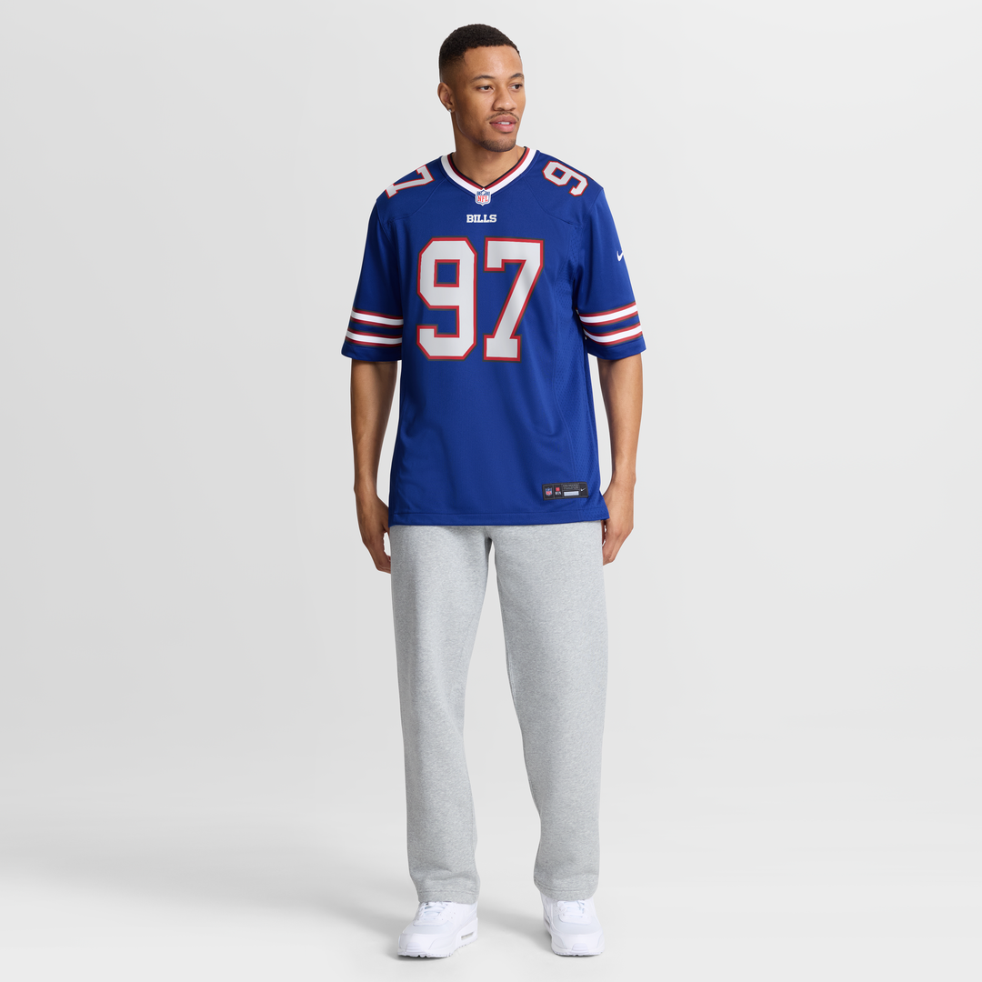 Buffalo Bills Zion Logue Nike Royal Team Game Jersey