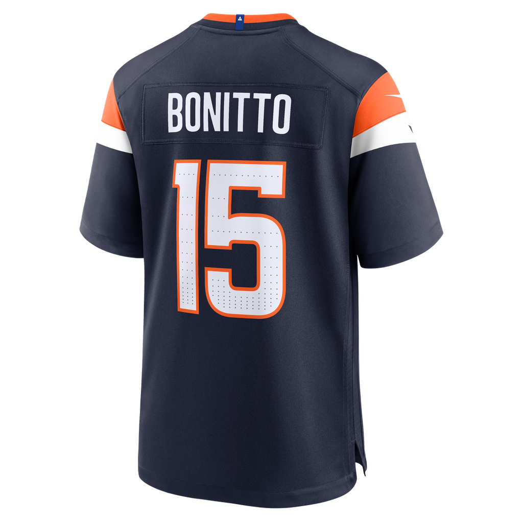 Denver Broncos Nik Bonitto Nike Orange Team Game Jersey