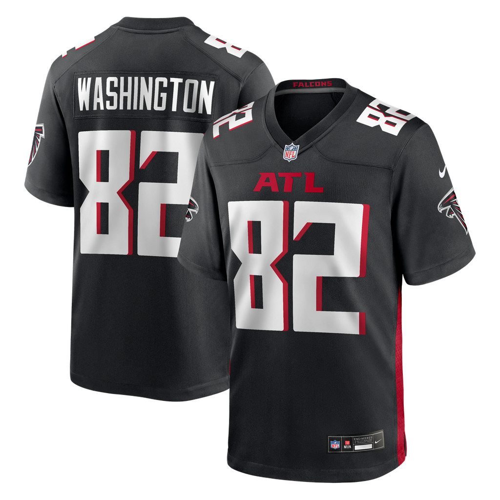 Atlanta Falcons Casey Washington Nike Black Team Game Jersey