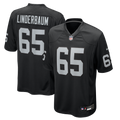 Las Vegas Raiders Tyler Linderbaum Nike Black Team Game Jersey