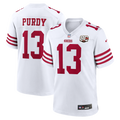 San Francisco 49ers Brock Purdy Nike White 80th Anniversary Game Jersey