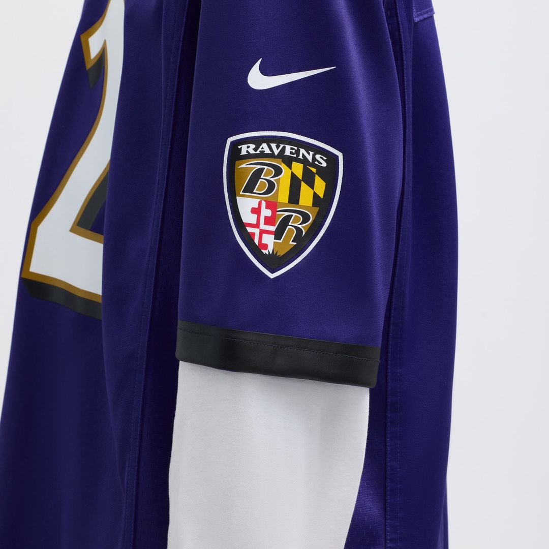Baltimore Ravens Derrick Henry Nike Purple Game Player Jersey