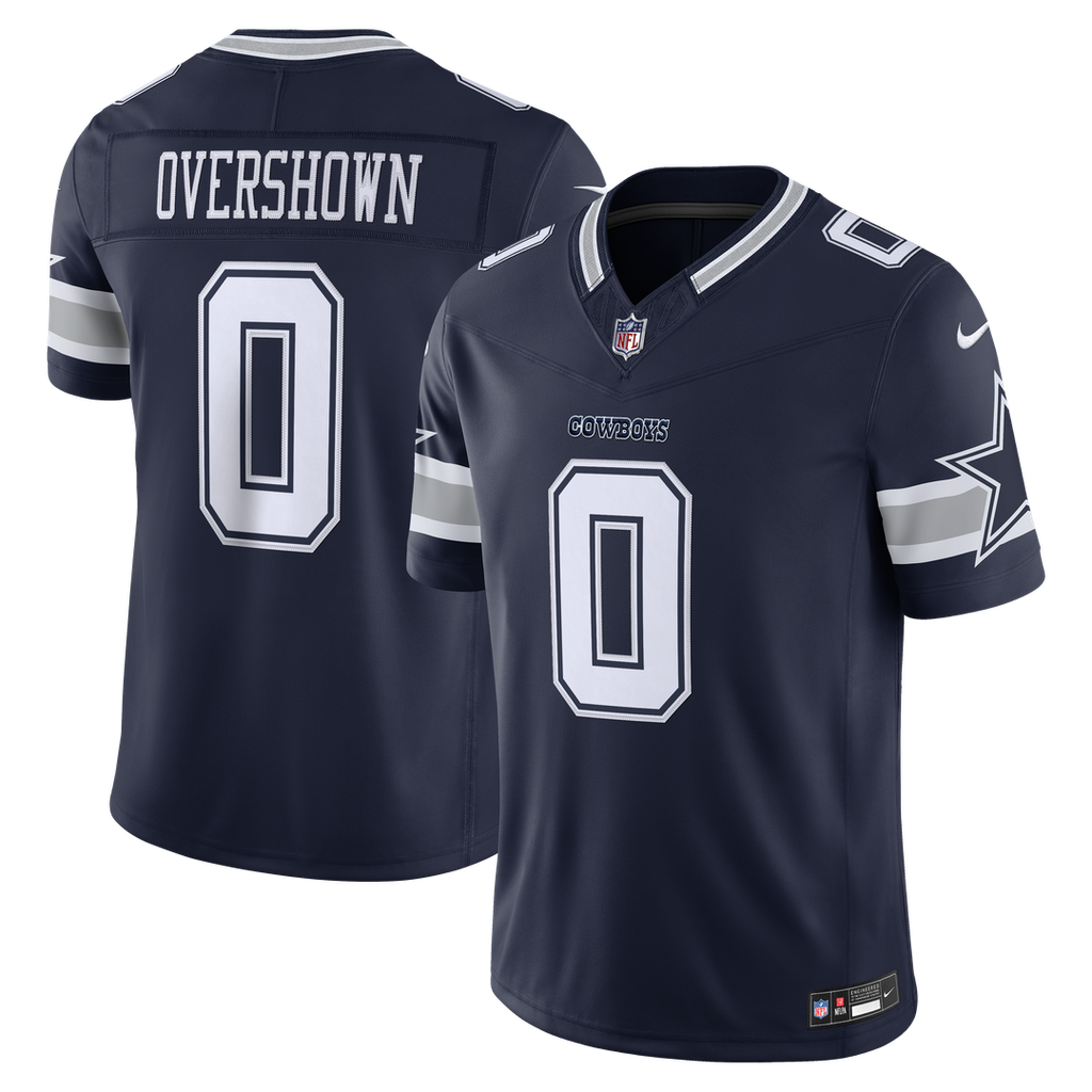 Dallas Cowboys DeMarvion Overshown Nike Navy Team Vapor F.U.S.E. Stitched Limited Jersey