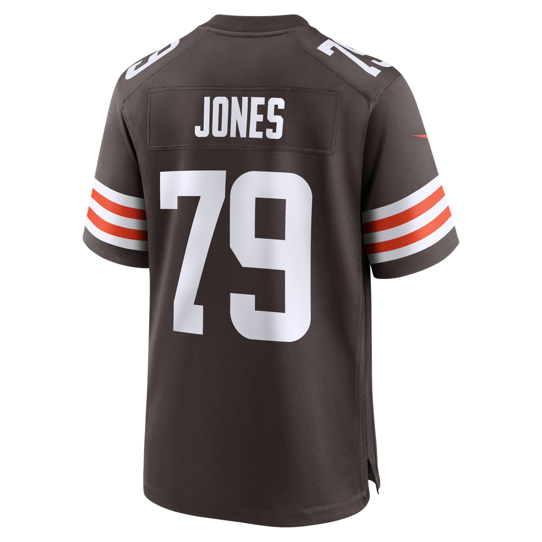 Cleveland Browns Dawand Jones Nike Brown Team Game Jersey