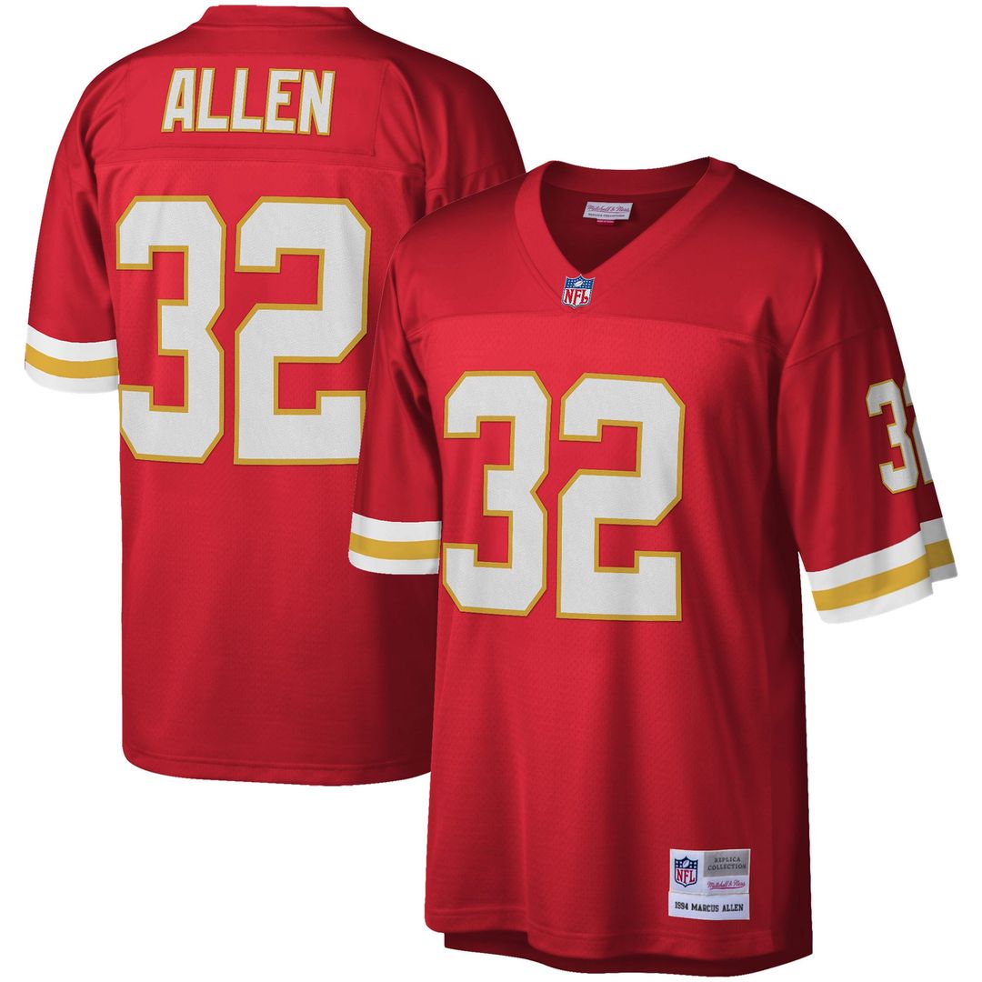 Kansas City Chiefs Marcus Allen Mitchell & Ness Red Legacy Replica Jersey
