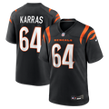 Cincinnati Bengals Ted Karras Nike Black Game Player Jersey