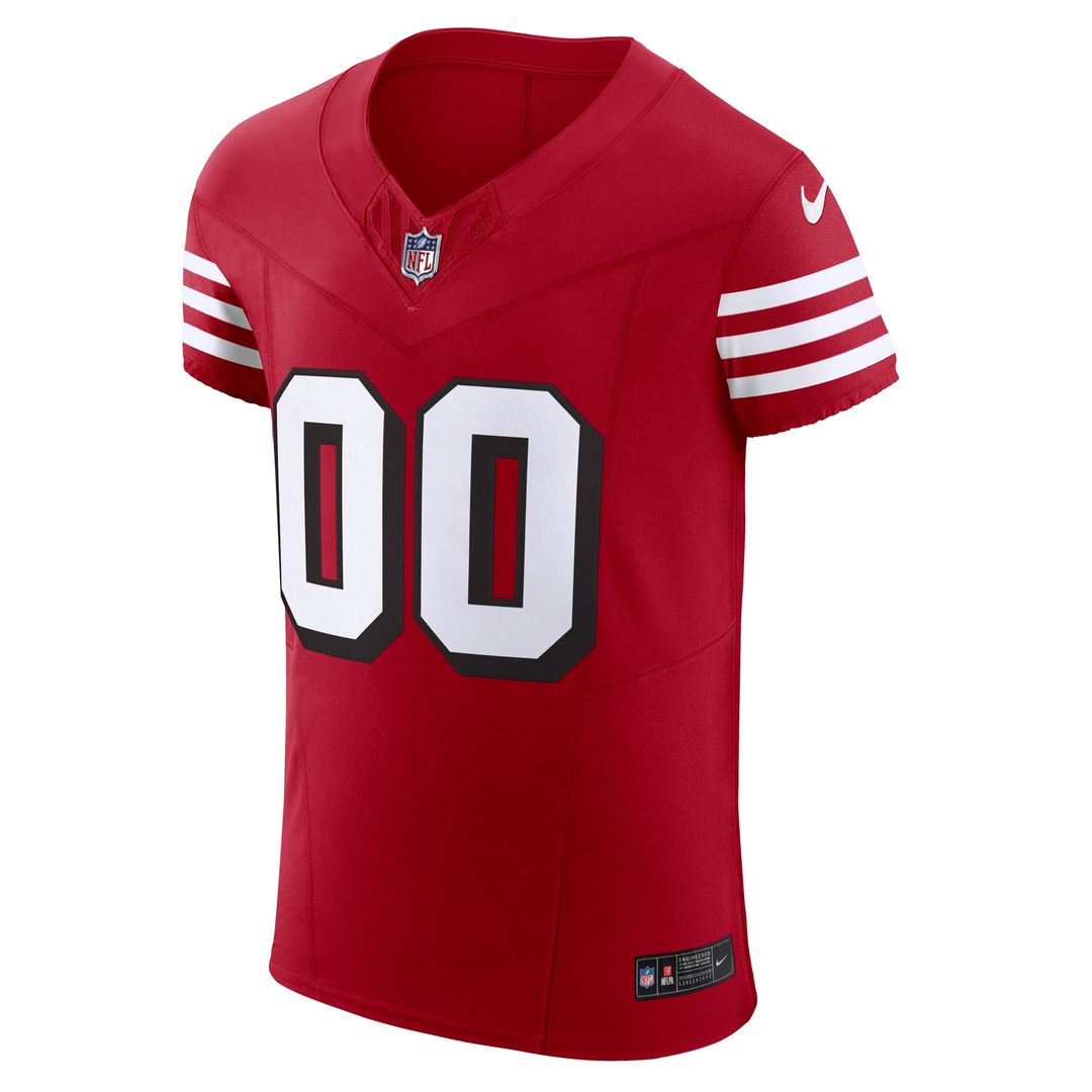 San Francisco 49ers Nike Scarlet Vapor F.U.S.E. Elite Custom Jersey