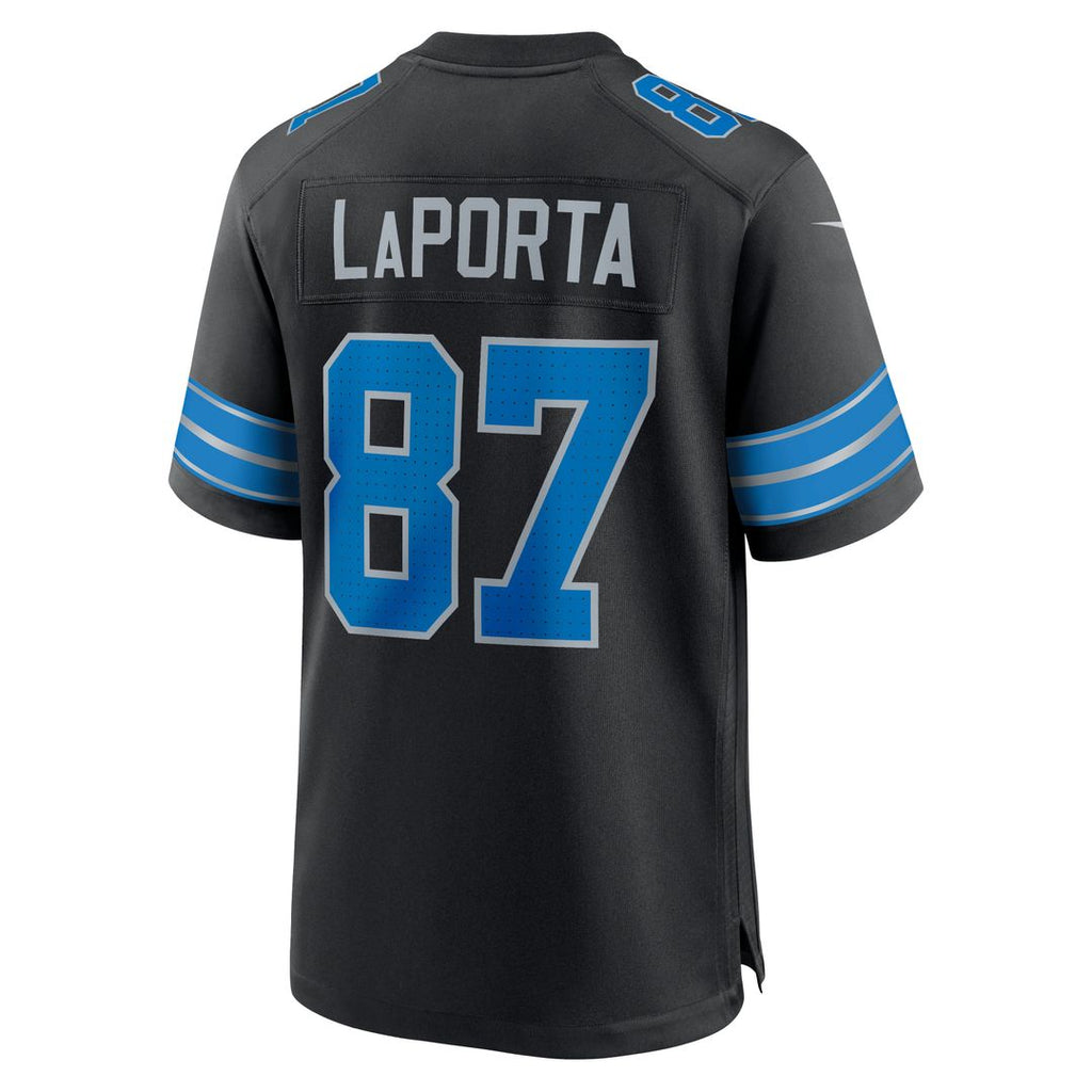 Detroit Lions Sam LaPorta Nike Blue Game Jersey