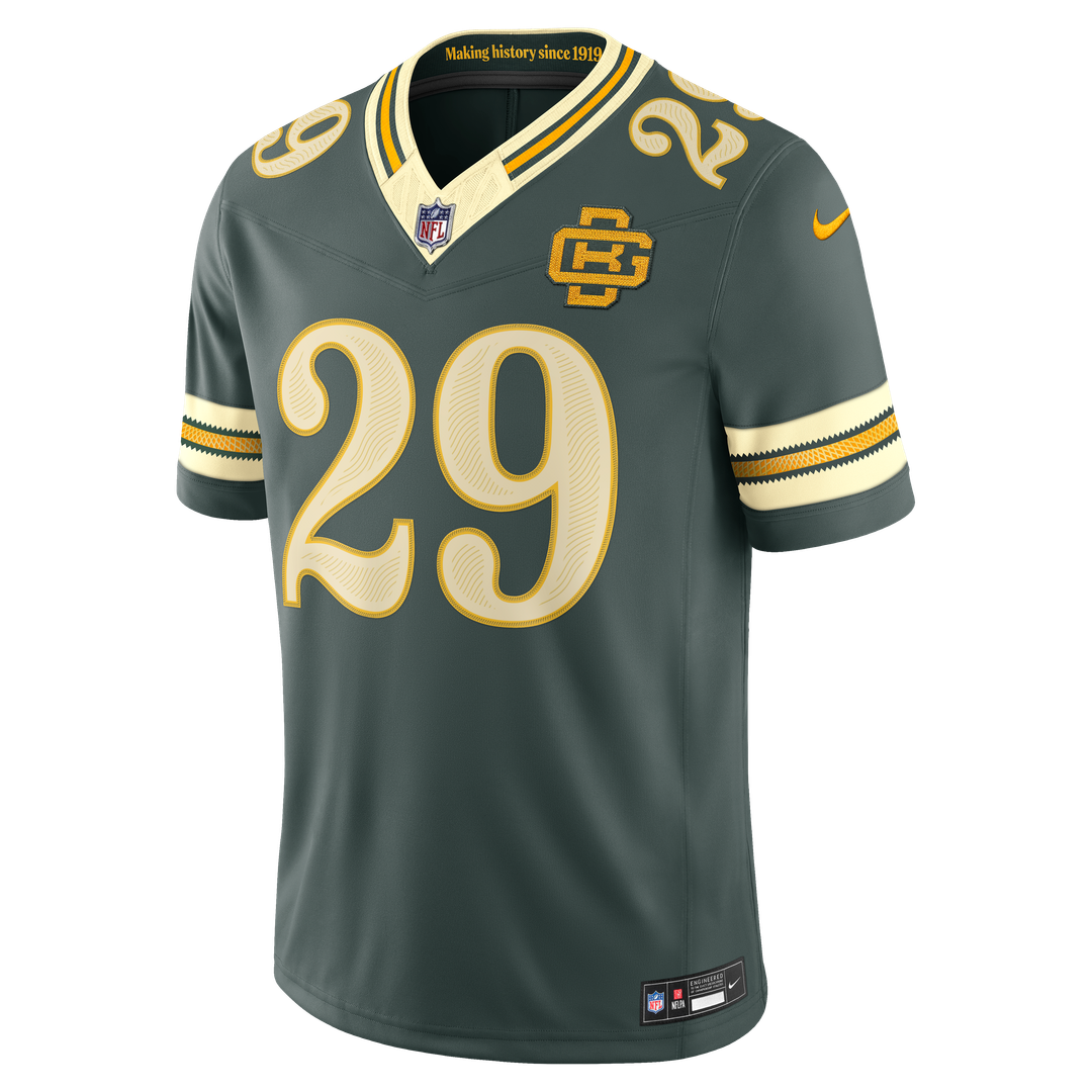 Green Bay Packers Xavier McKinney Nike Green 2026 Rivalries Collection Stitched Limited Jersey