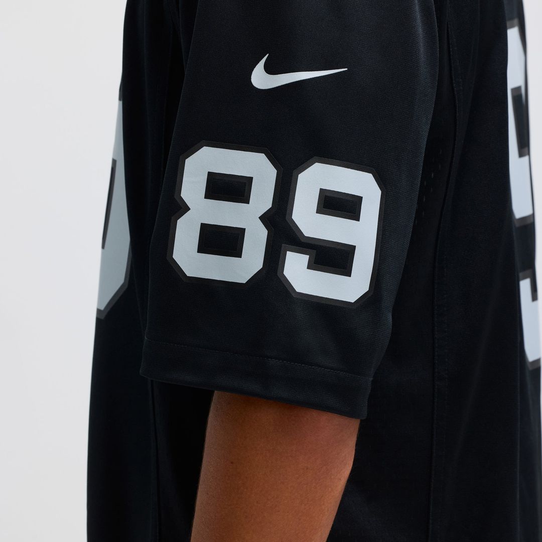 Las Vegas Raiders Brock Bowers Nike White Game Jersey