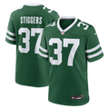 New York Jets Qwan'tez Stiggers Nike Legacy Green Team Game Jersey