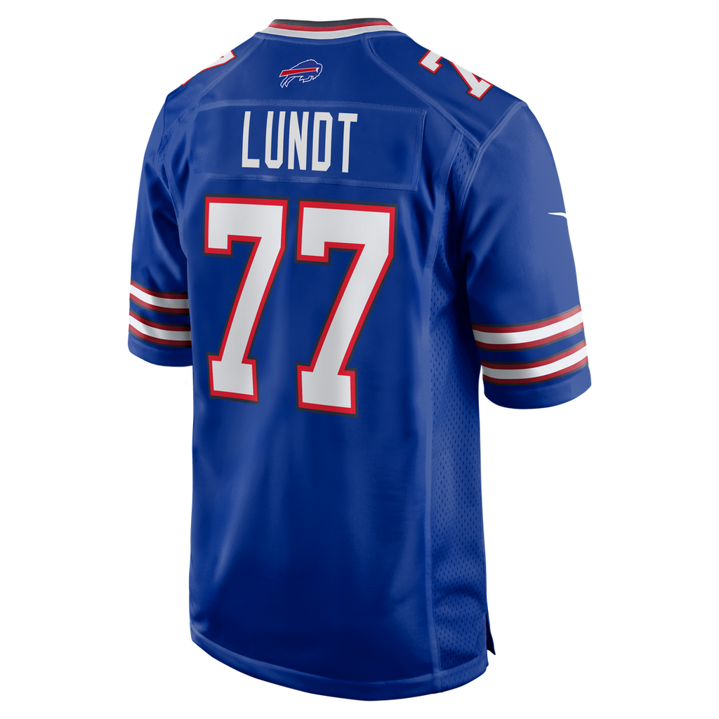 Buffalo Bills Chase Lundt Nike Royal Team Game Jersey