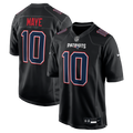 New England Patriots Drake Maye Nike Carbon Black Game Jersey