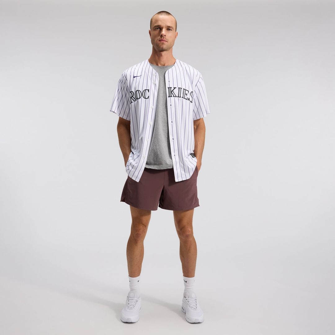 Colorado Rockies Nike Purple Alternate Replica Team Jersey